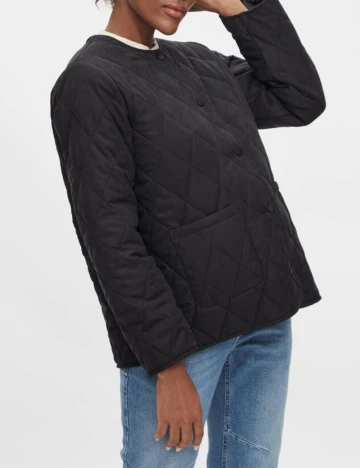 Geaca PIECES MATERNITY, negru Negru