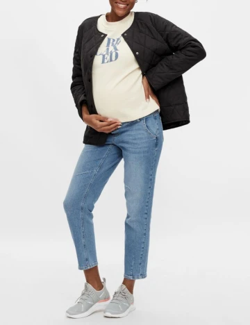 Geaca PIECES MATERNITY, negru Negru