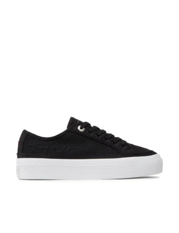 Tenisi Tommy Hilfiger, negru Negru