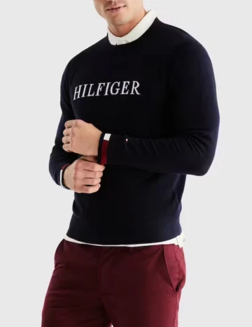 Bluza Tommy Hilfiger, bleumarin inchis Albastru