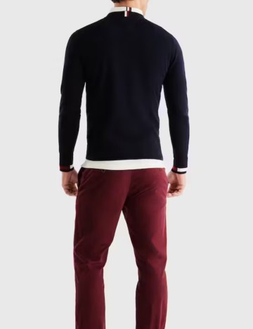 Bluza Tommy Hilfiger, bleumarin inchis