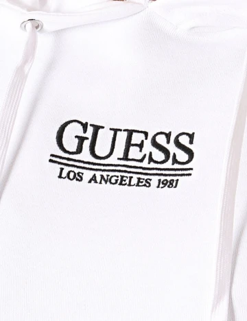 Hanorac Guess, alb Alb