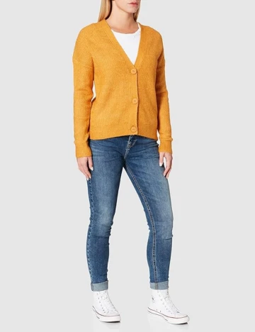 Cardigan Q/S, mustar