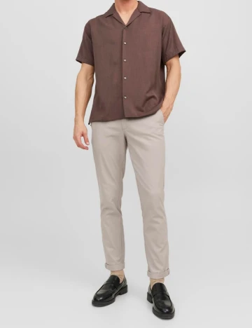 Pantaloni Jack&Jones, gri deschis