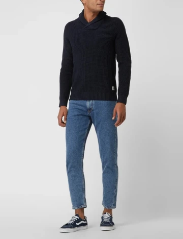 Pulover Jack&Jones, bleumarin Albastru