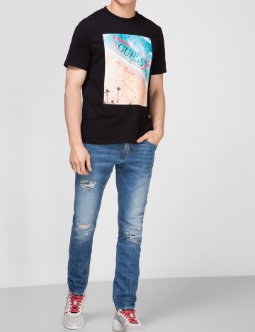 Blugi Guess, albastru