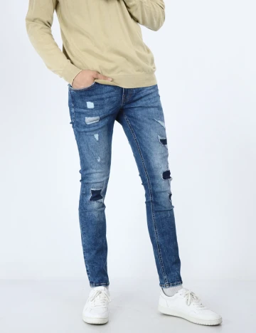 Blugi Guess, albastru