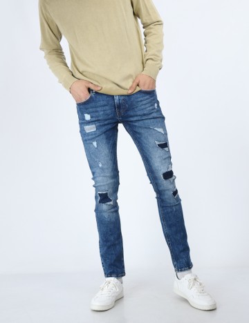 Blugi Guess, albastru