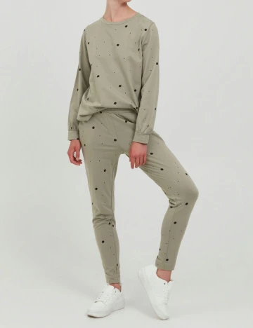 Pantaloni Ichi, verde