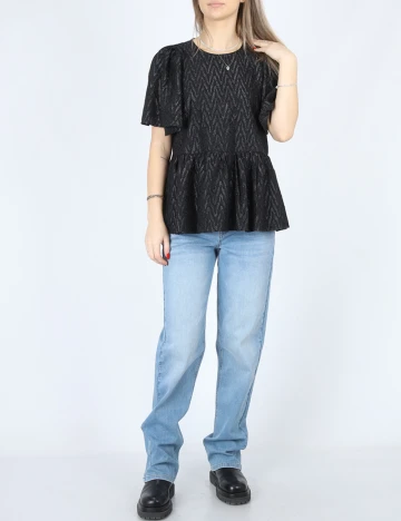 Bluza Pulz, negru Negru