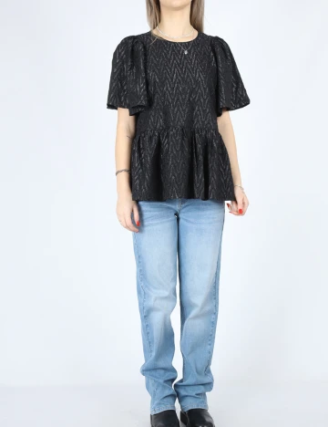 Bluza Pulz, negru Negru