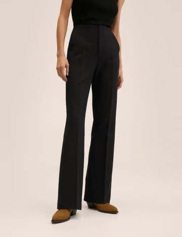 Pantaloni Mango, negru