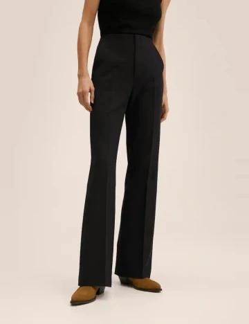 Pantaloni Mango, negru