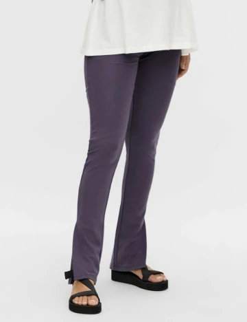 Pantaloni Mamalicious, mov