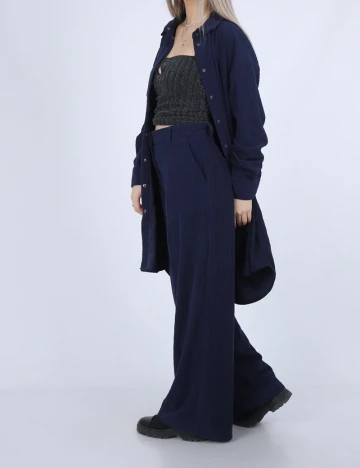 Pantaloni Vero Moda, bleumarin