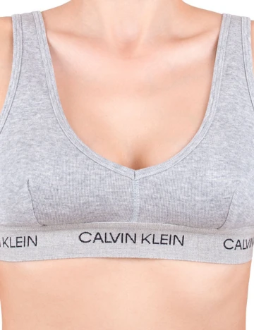 Bustiera sport Calvin Klein, gri Gri