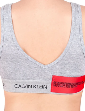 Bustiera sport Calvin Klein, gri Gri