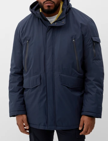 Geaca s.Oliver Plus Size Men, bleumarin Albastru