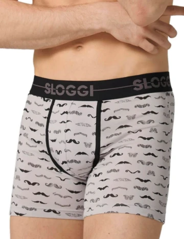 Set Boxeri 2 perechi Sloggi by Triumph, alb/negru Alb