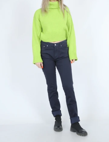 Pantaloni s.Oliver, bleumarin