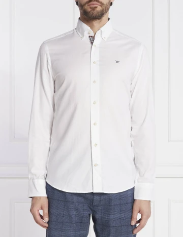 Camasa HACKETT, alb Alb