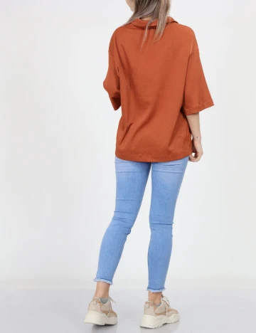 Bluza Fransa, maro