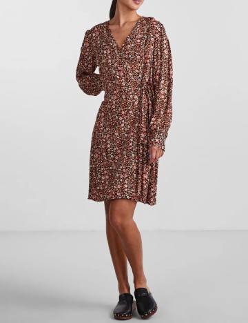 
						Rochie scurta Pieces, floral