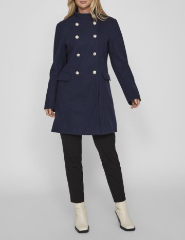 
						Palton Vila, bleumarin