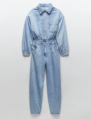 Salopeta Zara, albastru denim, S