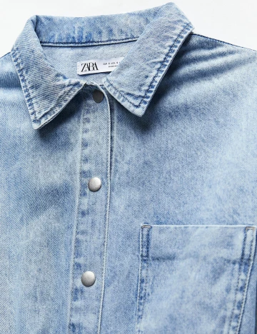 Salopeta Zara, albastru denim, S