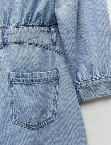 Salopeta Zara, albastru denim, S