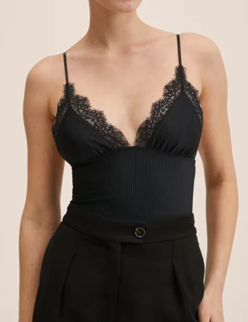 Body Mango, negru Negru