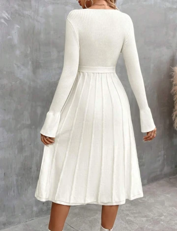 Rochie medie SHEIN, crem