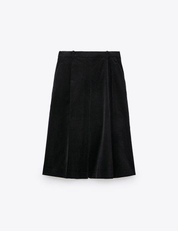 Fusta/pantalon Zara, negru, S
