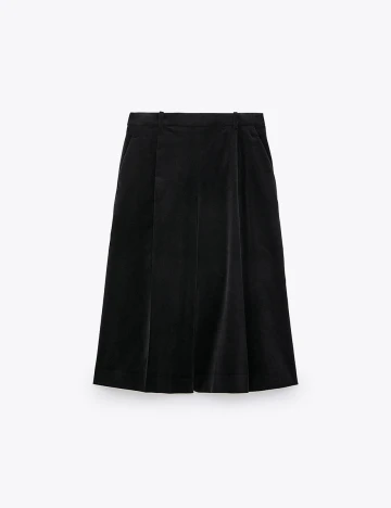 Fusta/pantalon Zara, negru, S