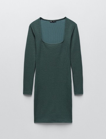 Rochie Zara, verde inchis,S