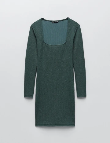 Rochie Zara, verde inchis,S