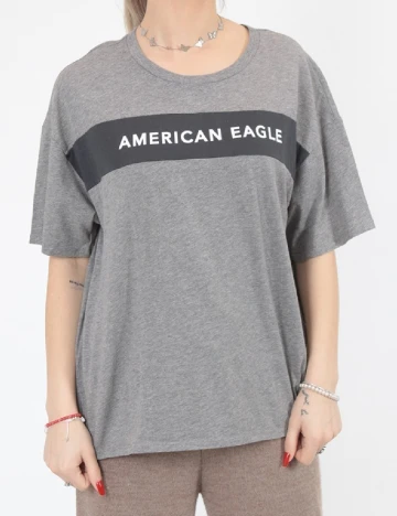 Tricou American Eagle, gri