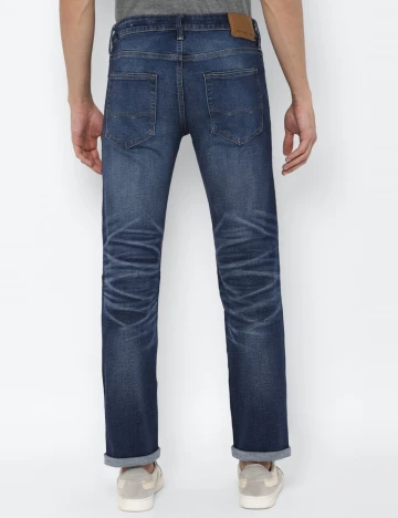 Blugi American Eagle, bleumarin Albastru
