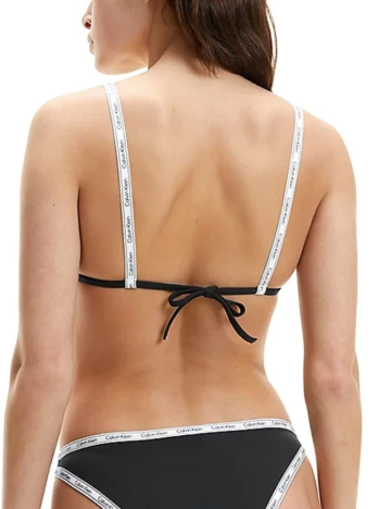 Sutien de baie Calvin Klein, negru Negru