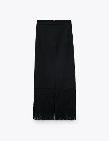 Fusta Zara, negru, XS Negru