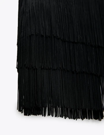 Fusta Zara, negru, XS Negru