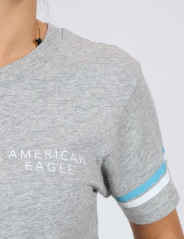 Tricou American Eagle, gri