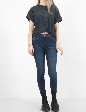 
						Tricou Oversize American Eagle, bleumarin