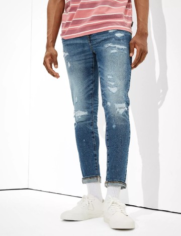
						Blugi American Eagle, albastru