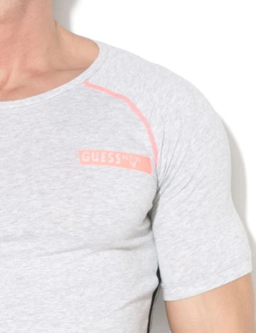 Tricou Guess, gri Gri