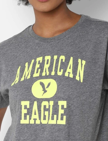 Tricou American Eagle, gri