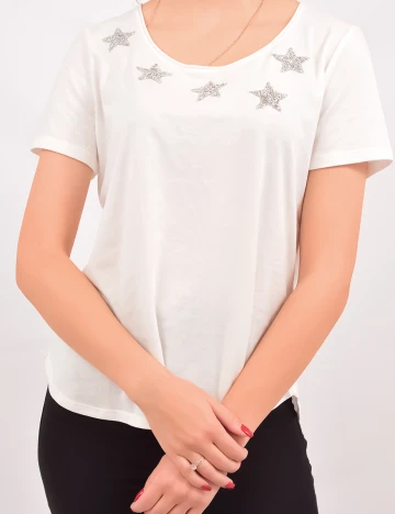 Tricou Comma, alb, 38
