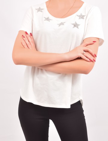 Tricou Comma, alb, 38