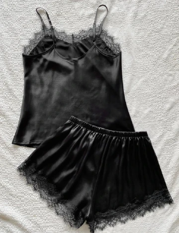 Pijama SHEIN, negru Negru